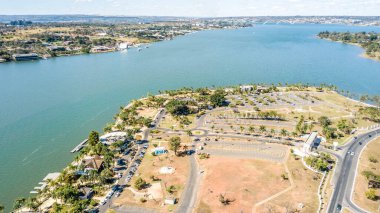 Paranoya Gölü 'nün havadan görünüşü, Brezilya