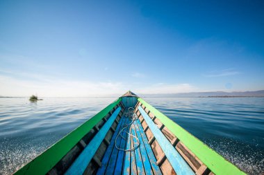 Myanmar 'da göl manzarası