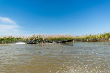 Myanmar 'da göl manzarası