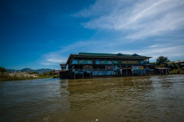 Myanmar 'da göl manzarası