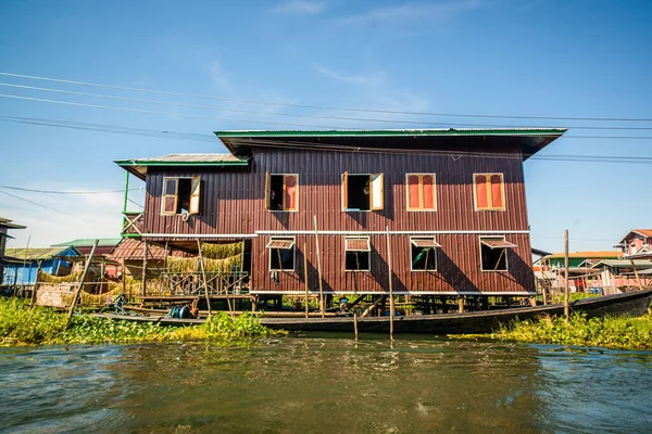 缅甸的Inle湖景观 — 图库照片