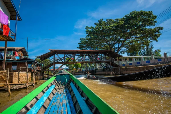 Inle Durante Dia Myanmar — Fotografia de Stock