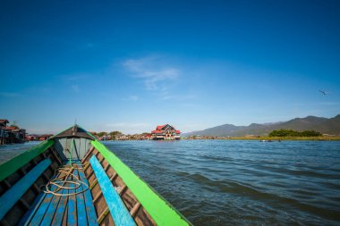 Myanmar 'da göl manzarası