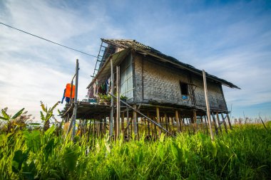 Myanmar 'da göl manzarası