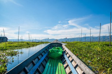 Myanmar 'da göl manzarası
