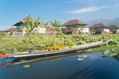 Myanmar 'da göl manzarası