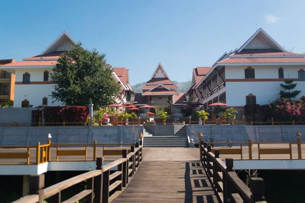 Huis Landschap Van Myanmar Inle Lake — Stockfoto