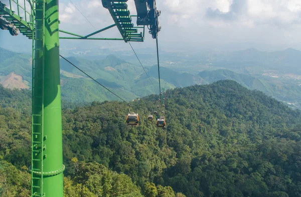 Nang Vietnam Enero 2019 Teleférico Parque Sunworld Hills — Foto de Stock