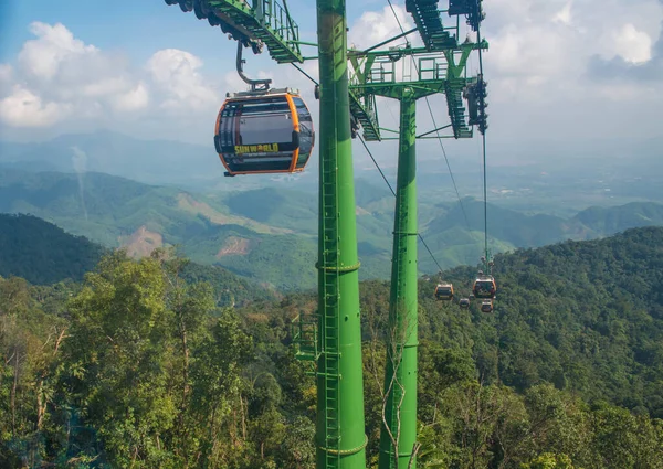 Nang Vietnam Enero 2019 Teleférico Parque Sunworld Hills — Foto de Stock