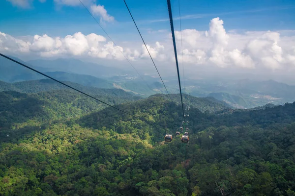 Nang Vietnam Enero 2019 Teleférico Parque Sunworld Hills — Foto de Stock