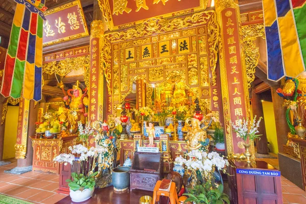 Vientamese Buddist Temple Détails Intérieurs — Photo