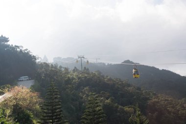Ba Na Hills Parkı, Vietnam 'da asansör. Da Nang.