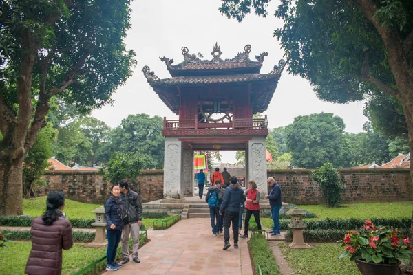 Єтнам Ханой Літературний Храм — стокове фото