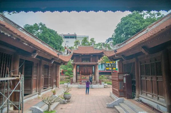 Vietnam Hanoi Temple Littérature — Photo