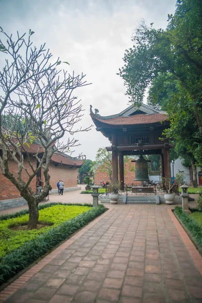 Vietnam Hanoi Chrám Literatury — Stock fotografie