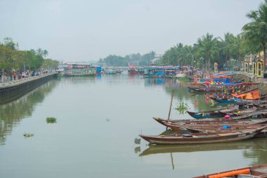 Vietnam. Hoi An. Şehrin güzel bir manzarası.