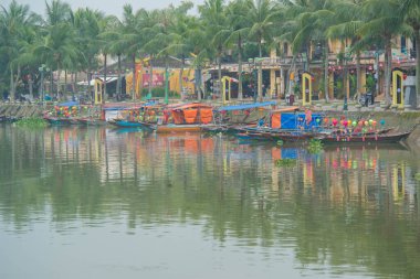 Vietnam. Hoi An. Şehrin güzel bir manzarası.