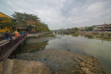 Vietnam. Hoi An. Şehrin güzel bir manzarası.