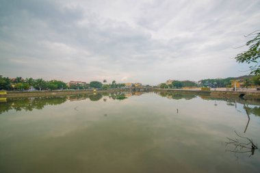 Vietnam. Hoi An. Şehrin güzel bir manzarası.