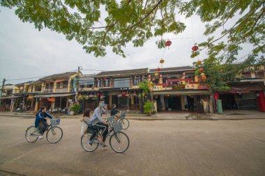 Vietnam. Hoi An. Şehrin güzel bir manzarası.
