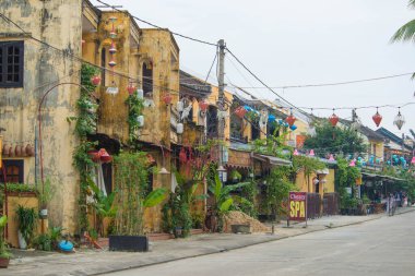 Vietnam. Hoi An. Şehrin güzel bir manzarası.
