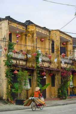 Vietnam. Hoi An. Şehrin güzel bir manzarası.