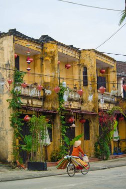 Vietnam. Hoi An. Şehrin güzel bir manzarası.