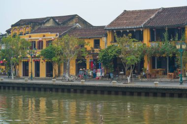 Vietnam. Hoi An. Şehrin güzel bir manzarası.