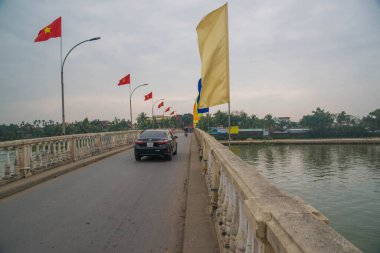 Vietnam. Hoi An. Şehrin güzel bir manzarası.