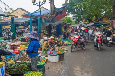 Vietnam. Hoi An. Şehrin güzel bir manzarası.