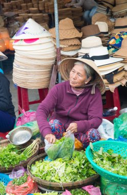 Vietnam. Hoi An. Şehrin güzel bir manzarası.