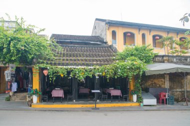 Vietnam. Hoi An. Şehrin güzel bir manzarası.