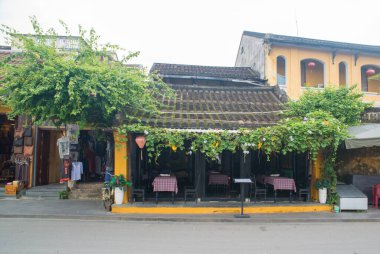 Vietnam. Hoi An. Şehrin güzel bir manzarası.