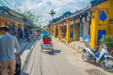 Vietnam. Hoi An. Şehrin güzel bir manzarası.