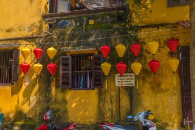 Vietnam. Hoi An. Şehrin güzel bir manzarası.