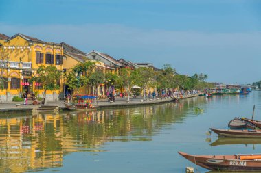 Vietnam. Hoi An. Şehrin güzel bir manzarası.