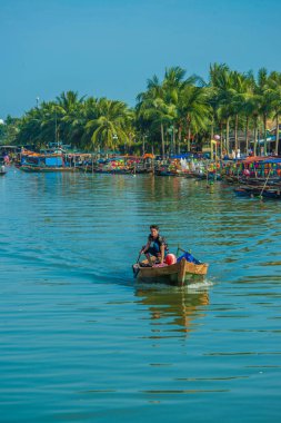 Vietnam. Hoi An. Şehrin güzel bir manzarası.