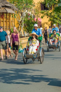 Vietnam. Hoi An. Şehrin güzel bir manzarası.