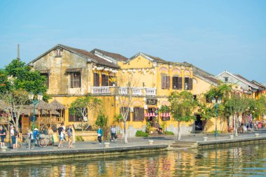 Vietnam. Hoi An. Şehrin güzel bir manzarası.