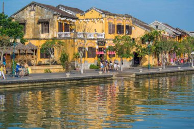 Vietnam. Hoi An. Şehrin güzel bir manzarası.