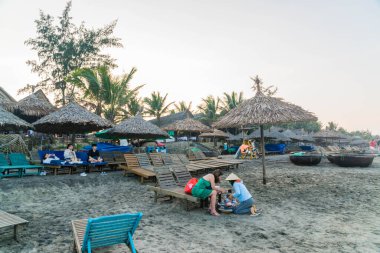 Vietnam. Hoi An. Şehrin güzel bir manzarası.