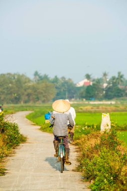 Vietnam. Hoi An. Şehrin güzel bir manzarası.