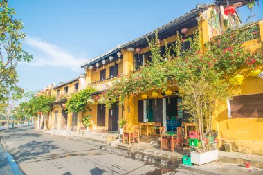 Vietnam. Hoi An. Şehrin güzel bir manzarası.