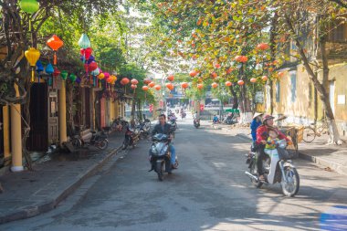 Vietnam. Hoi An. Şehrin güzel bir manzarası.