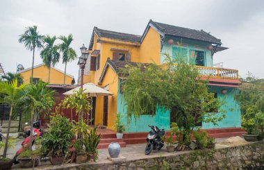 Vietnam. Hoi An. Şehrin güzel bir manzarası.