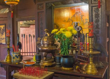 Vietnam. Hoi An. Şehrin güzel bir manzarası.