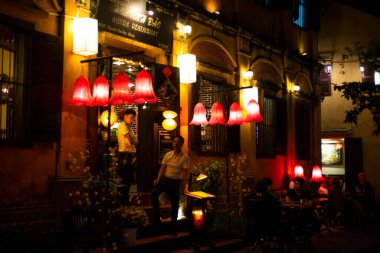 Vietnam. Hoi An. Şehrin güzel bir manzarası.