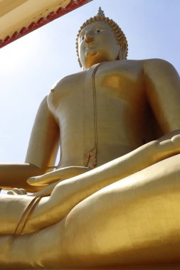 Tayland. Ang Tangası. Wat Muang Tapınağı manzarası.