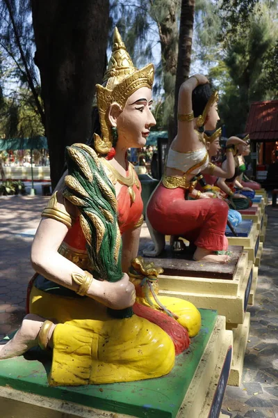 Thailand Ang String Wat Muang Tempel — Stockfoto