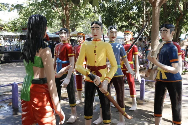 Thailand Ang Thong Wat Muang Tempel — Stockfoto